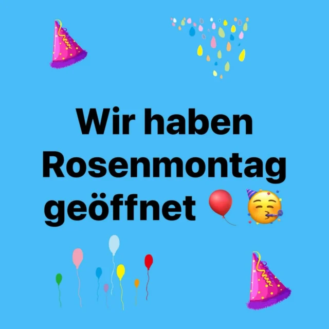 Wir sind Rosenmontag zu unseren normalen Öffnungszeiten von 8:00 - 21:00 Uhr für Euch da. 🥳 #healthclublingen